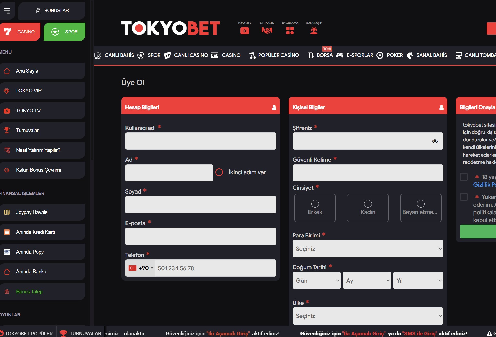 tokyobet yeni adres